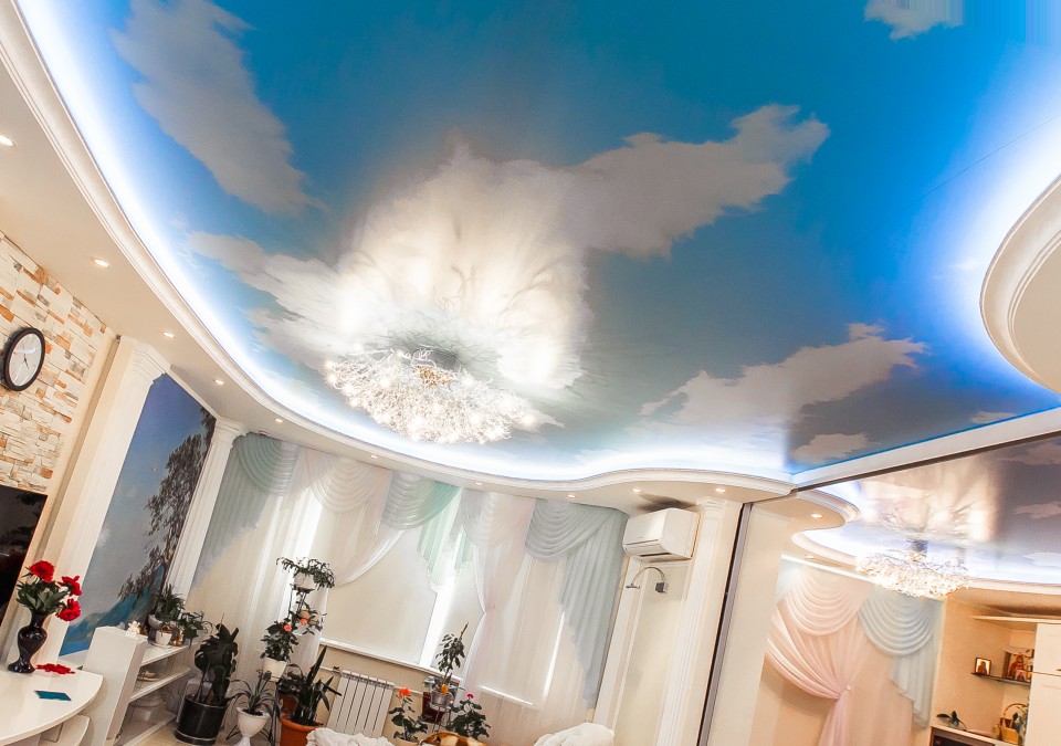 Заказать потолок с фотопечатью в г. Красавино