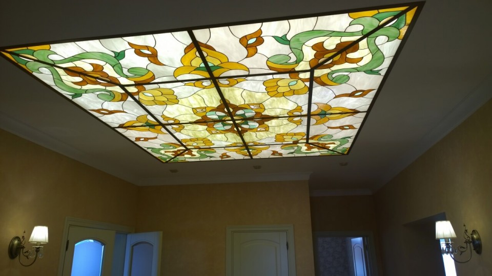 Заказать световой потолок с фотопечатью в г. Красавино